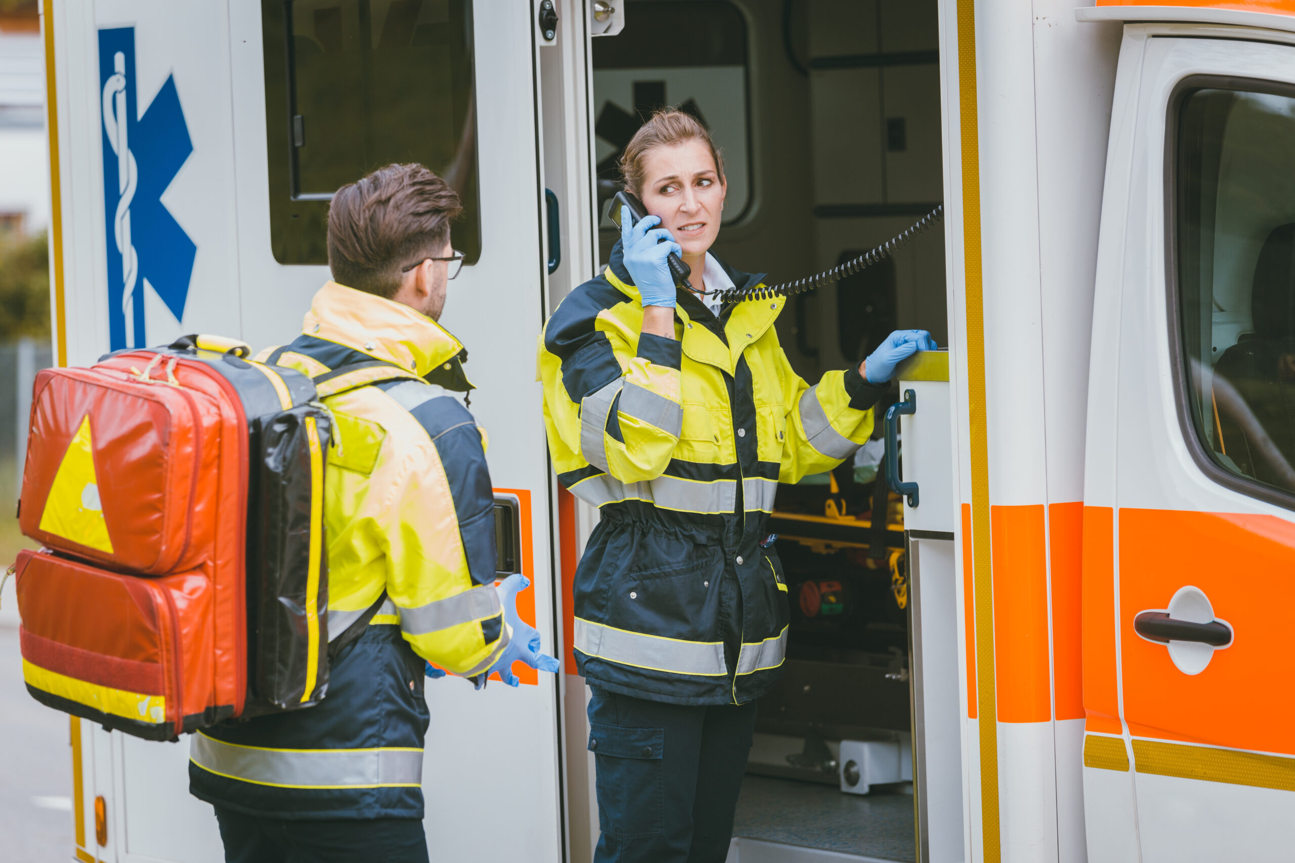 Medical First Responders using two-way radio, ERRCS Installation By: RFE Communcations